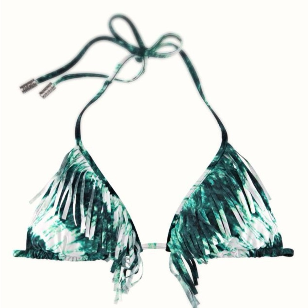 NWOT Vintage H&M X Beyonce Fringe Bikini Top Size 14